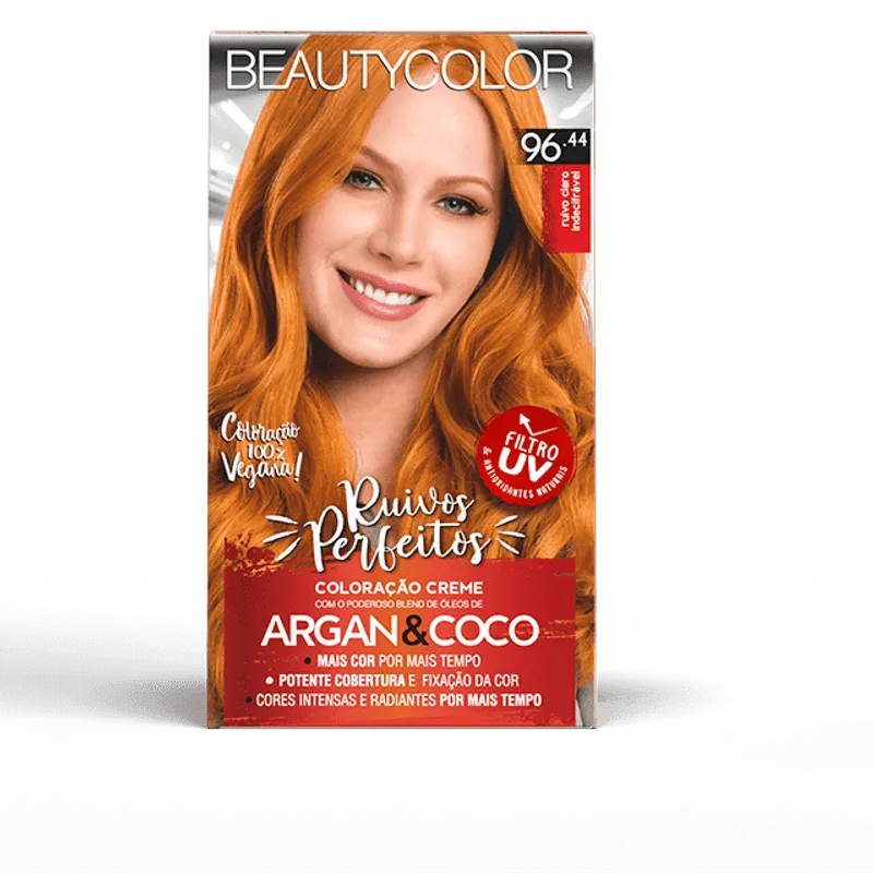 Tintura Beauty Permanente 96.44 Ruivo Claro