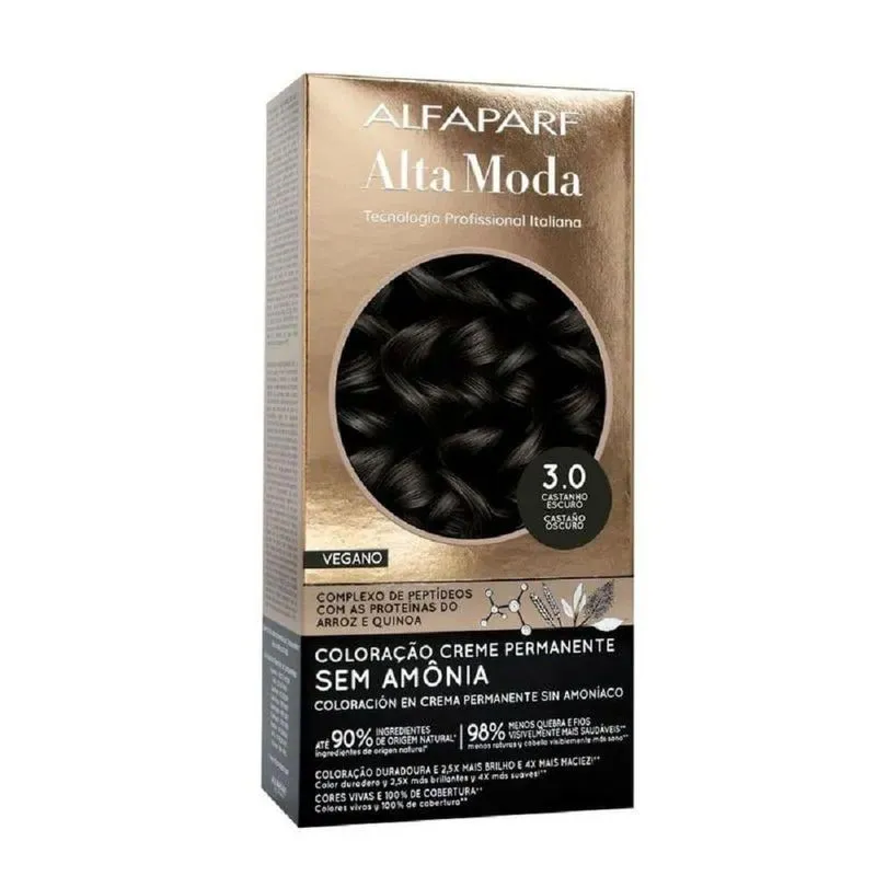 Tintura Color Alta Moda Sem Amônia 5.0 Castanho Escuro