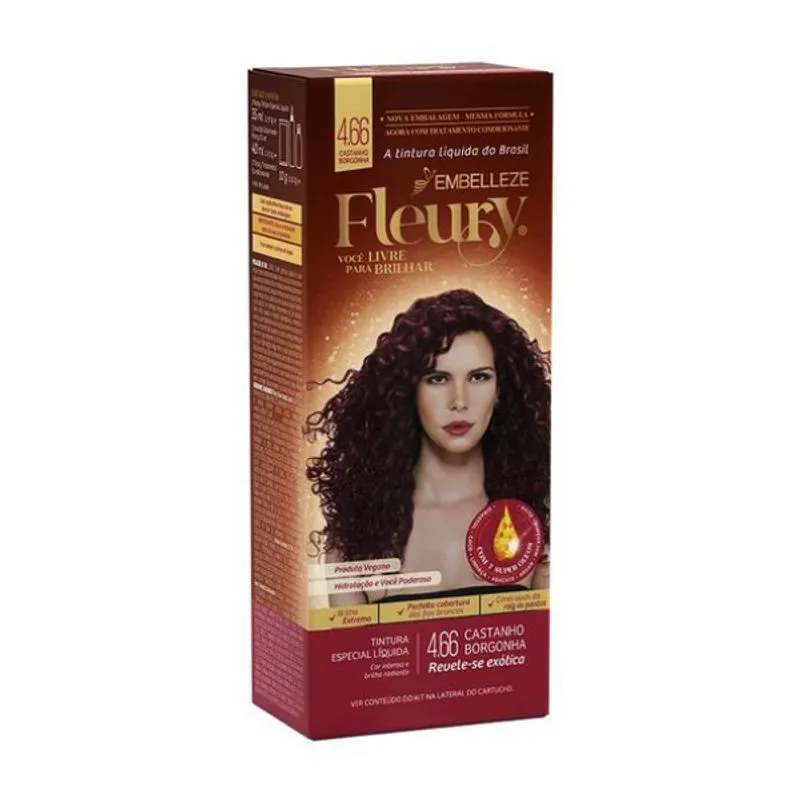 Tintura Fleury 4.66 - Castanho Borgonha