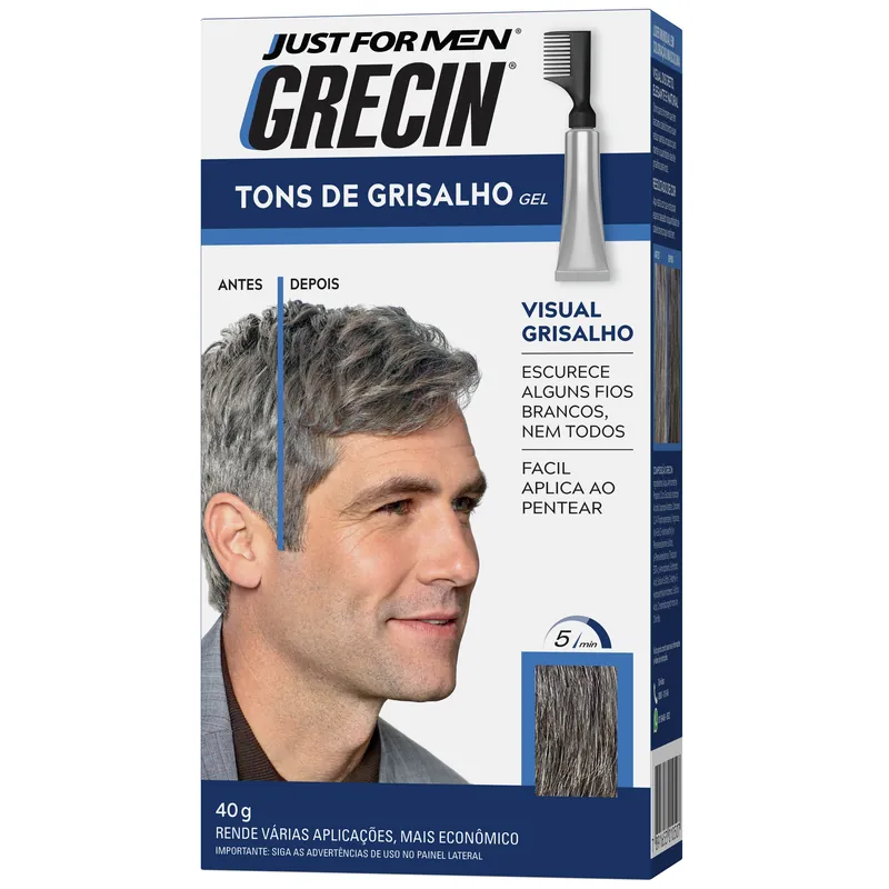 Tintura Tonalizante Grecin Tons de Grisalho