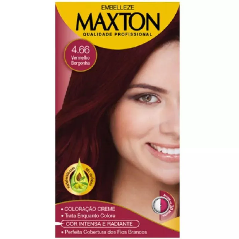 Tintura Maxton 4.66 Vermelho Borgonha Especial