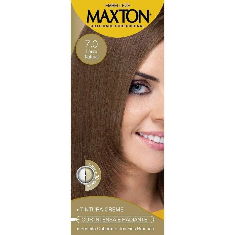 Tintura Maxton 7.0 Louro Natural