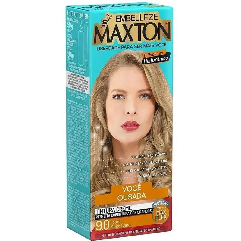 Tintura Maxton 9.0 Louro Muito Claro