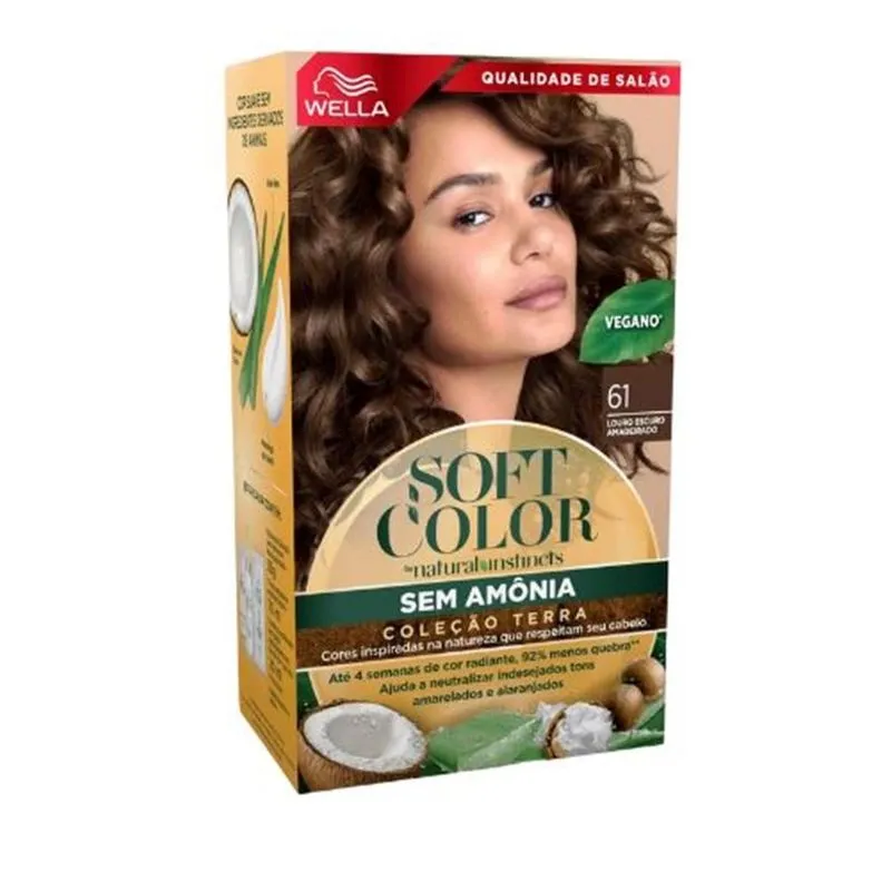 Tintura Soft Color 61 Louro Escuro Amadeirado