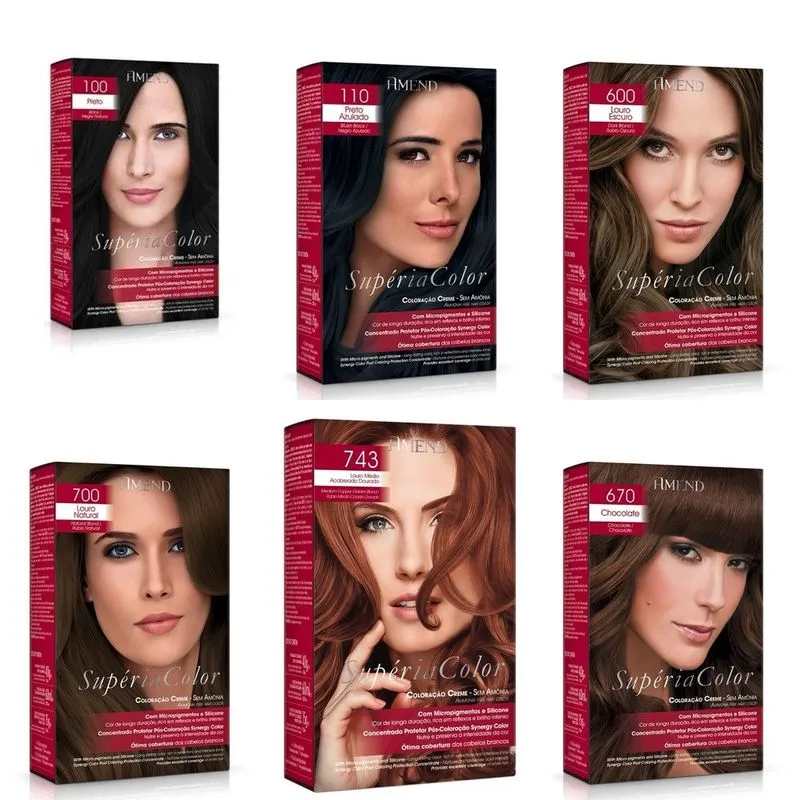 Tonalizante Amend Supéria Color Sem Amônia Cor:700 Louro Natural