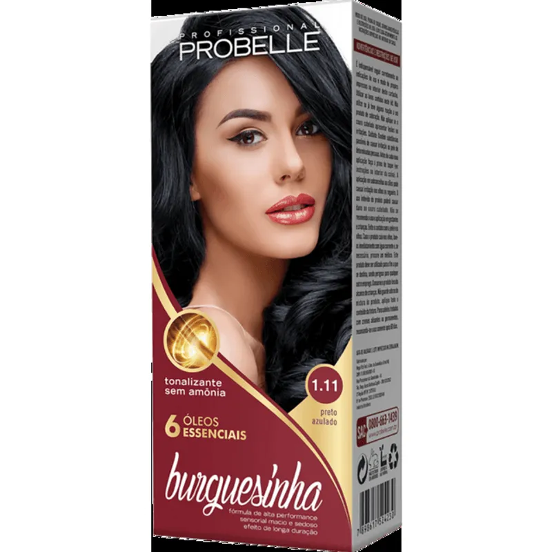 Tonalizante Burguesinha Cor:1.11 Probelle 50ml