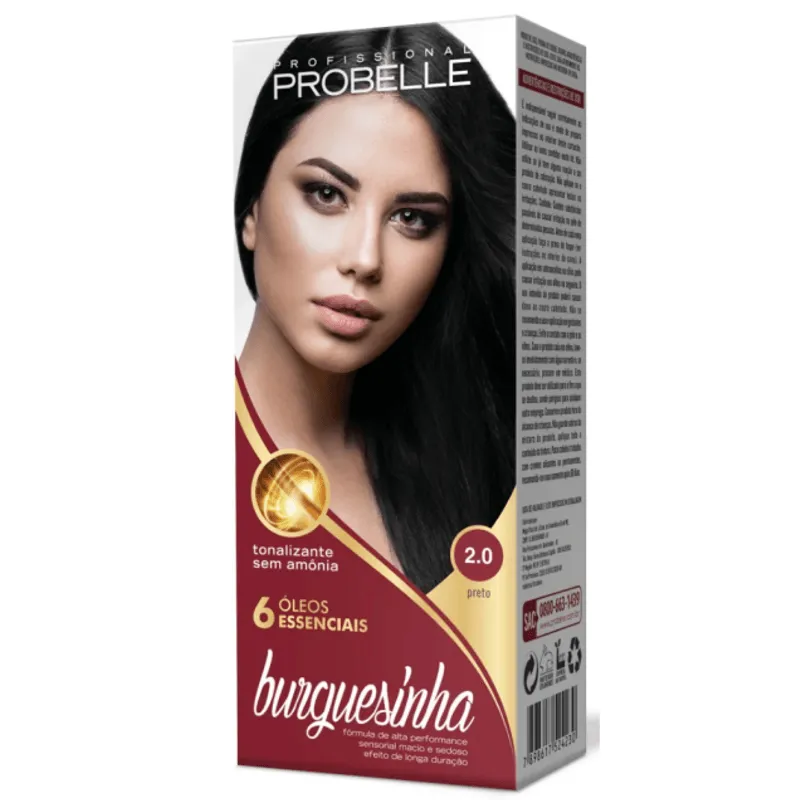 Tonalizante Burguesinha Cor:2.0 Probelle 50ml