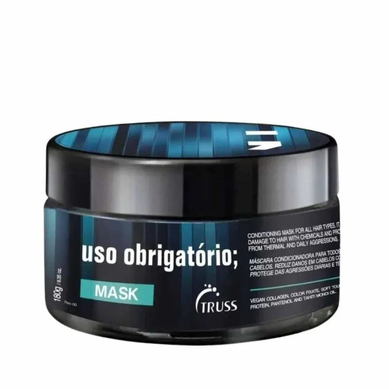 Truss Uso Obrigatório Máscara 180g