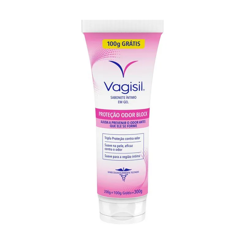 Sabonete Íntimo Vagisil Odor Block Gel 300g