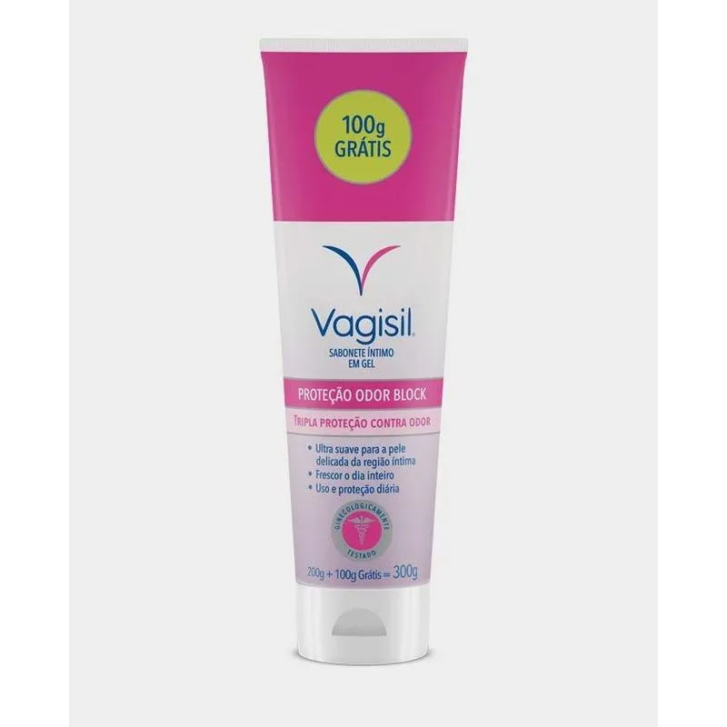 Vagisil Sabonete Líquido Íntimo Odor Block 300g