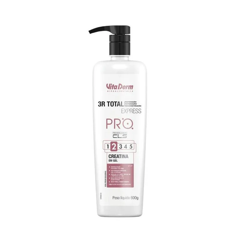 Vita Derm 3R Total Express Creatina em Gel 600g