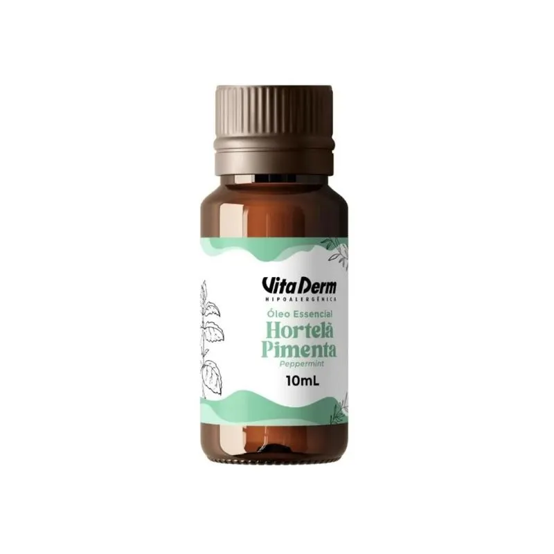 Vita Derm Óleo Essencial de Hortelã Pimenta - 10ml