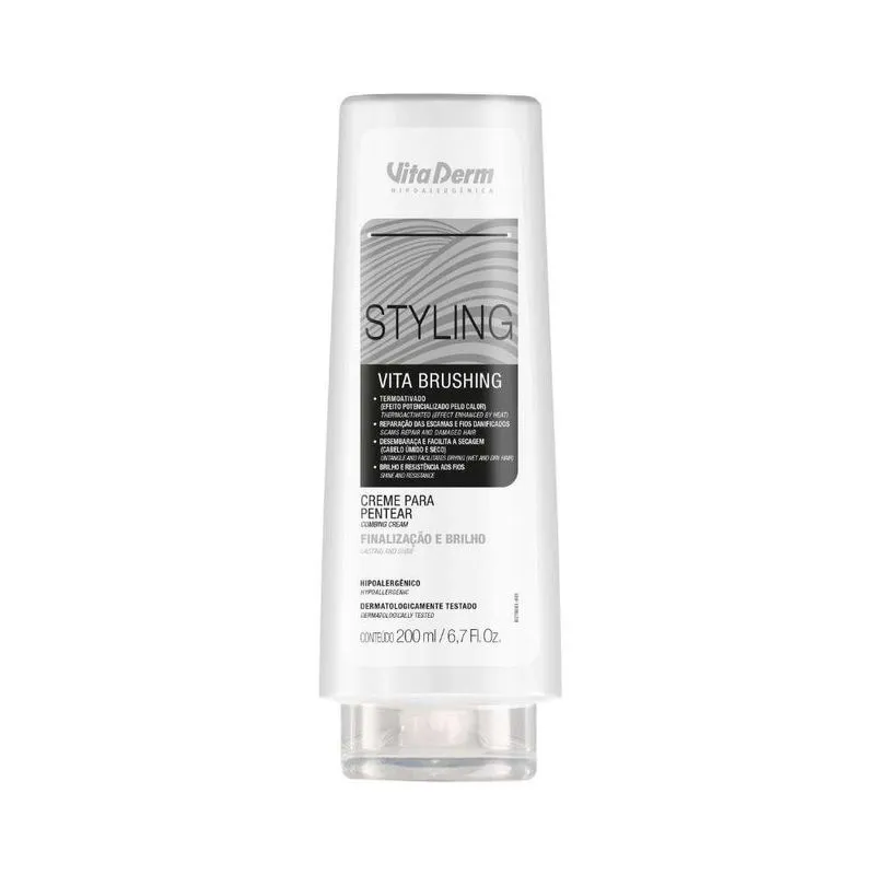 Vita Derm Styling Vita Brushing Creme para Pentear 200ml