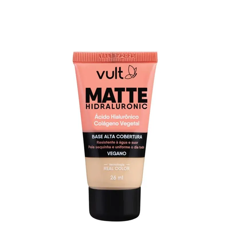 Vult - Base Líquida Hidraluronic Matte - V200 - 26ml