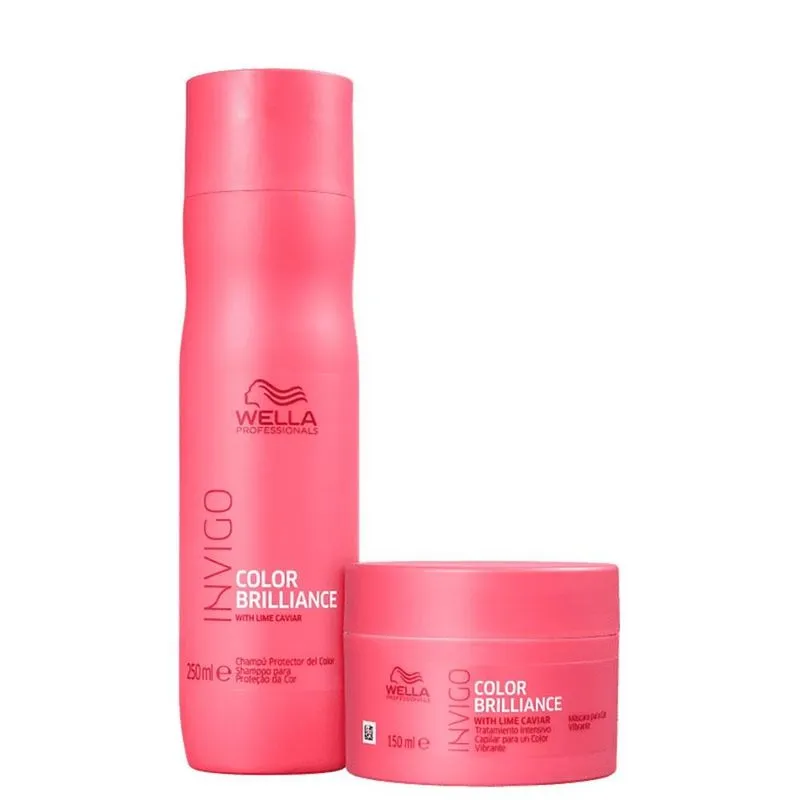 Wella Invigo Color Brilliance - Shampoo 250ml + Máscara 150ml