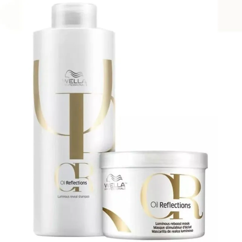 Wella Professionals Oil Reflections - Shampoo 1000ml e Máscara 500ml