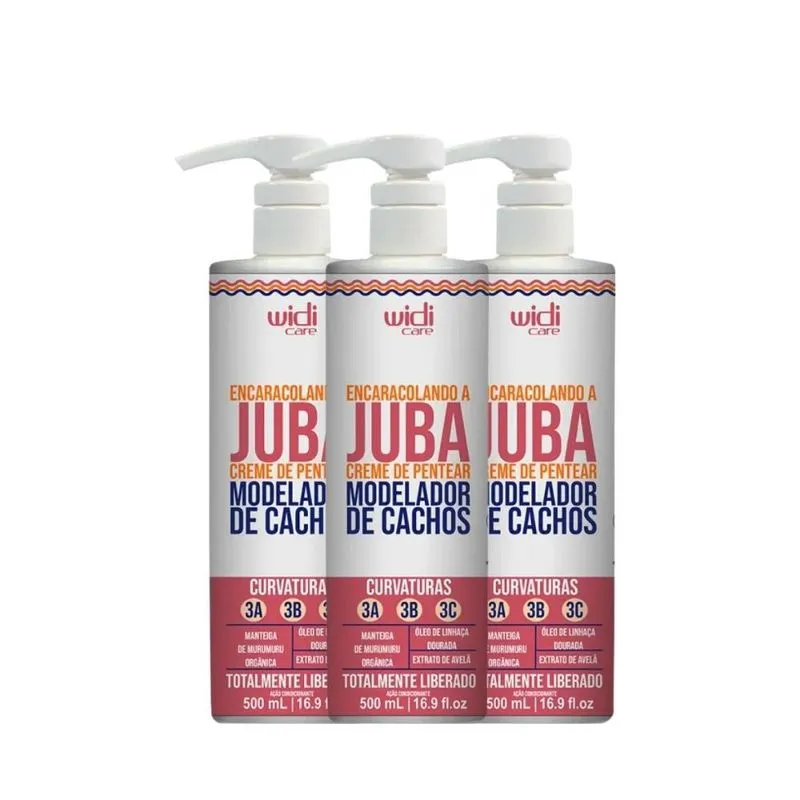 Widi Care Encaracolando a Juba Kit - 3 Cremes de Pentear 500ml