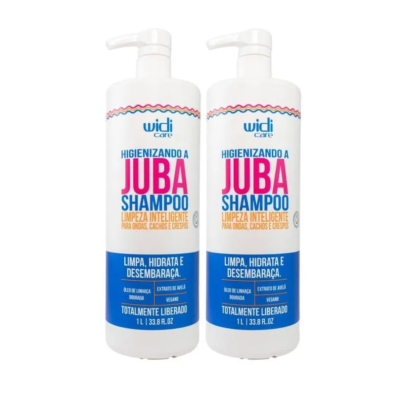 Widi Care Higienizando a Juba - Kit com 2 Shampoos 1L