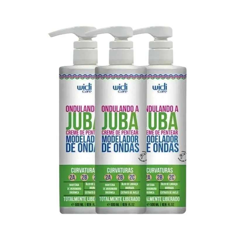 Widi Care Ondulando a Juba Kit - 3 Cremes de Pentear 500ml