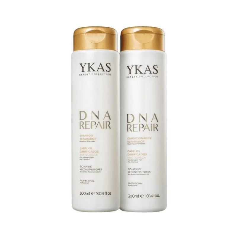 Ykas - DNA Repair Shampoo + Condicionador - Kit Capilar - 2x300ml