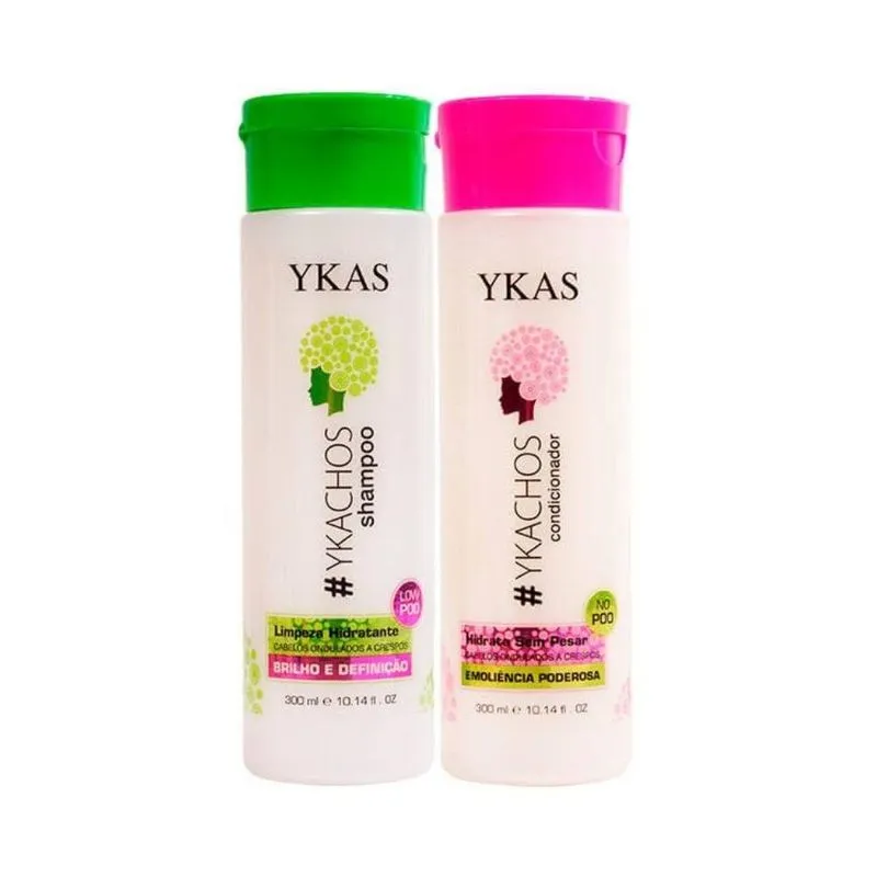 Ykas Ykachos - Shampoo 300ml + Condicionador 300ml